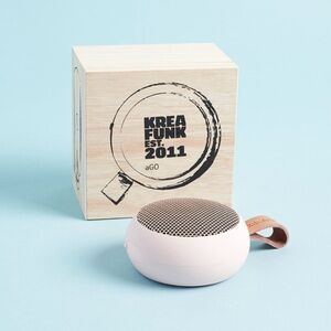 Kreafunk for Free People aGo Portable Speaker in Dusty Pink